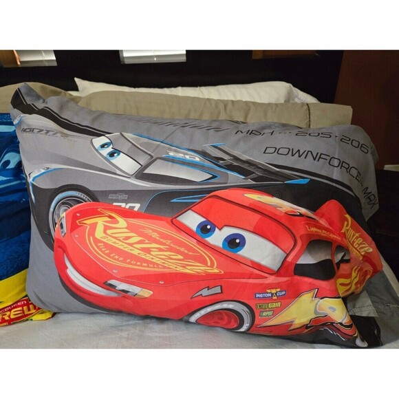 DISNEY PIXAR CARS CARS 3 SET OF 2 PILLOWCASES BEDDING LINENS CHILDREN YOUTH - Picture 6 of 12